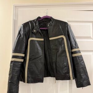 Cool Black leather Jacket